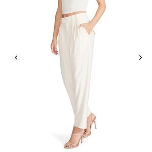 Steve Madden Ivory Pleated Trouser Farmers Market Pants Revolve